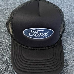 Ford Logo Black Mesh Cap